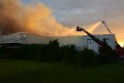 Grossbrand Halle Troisdorf Kriegsdorf Junkersring P283